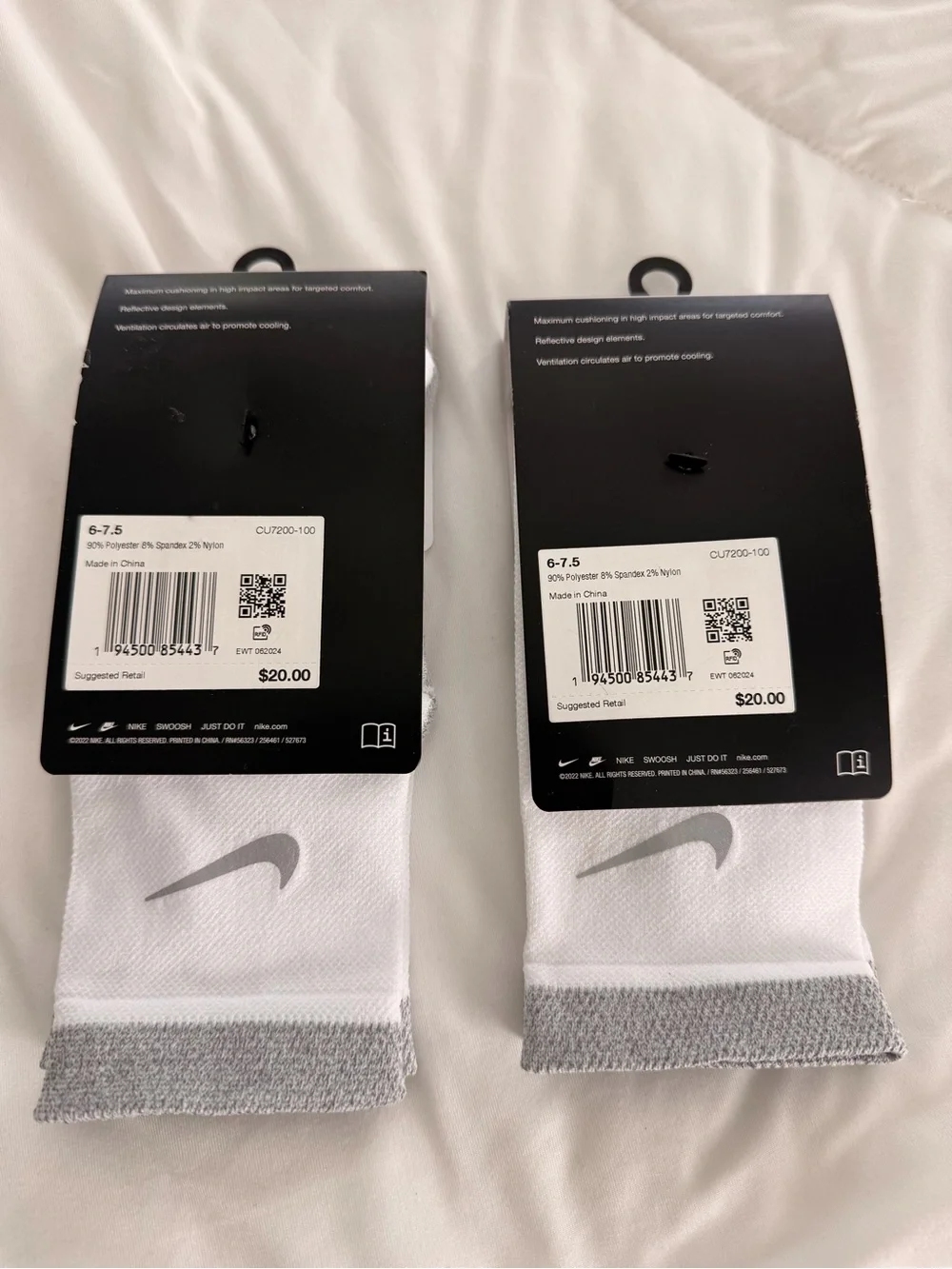 Nike Spark Cushioned Crew Socks - 2 Pairs